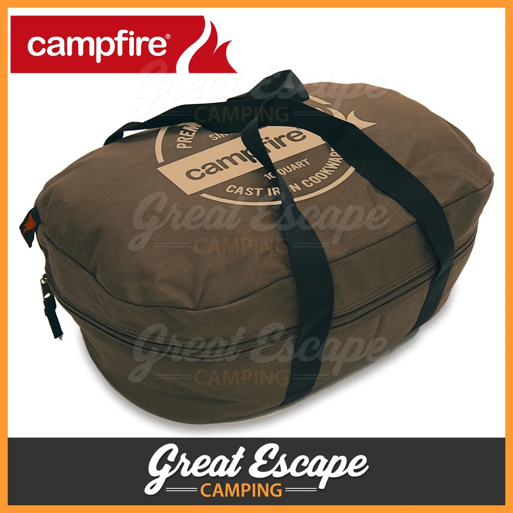 Campfire Canvas Camp Oven Bag 10 Quart 2 Campfire Canvas Camp Oven Bag 10 Quart - Image 2
