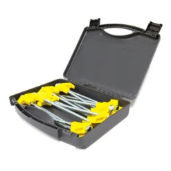 Oztrail Galvanised Steel Screw Peg 16 Piece Set
