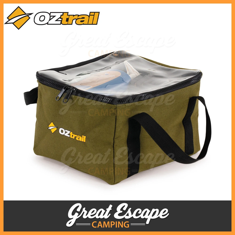 OZtrail Clear Top Canvas Bag - Medium 3 OZtrail Clear Top Canvas Bag - Medium - Image 3