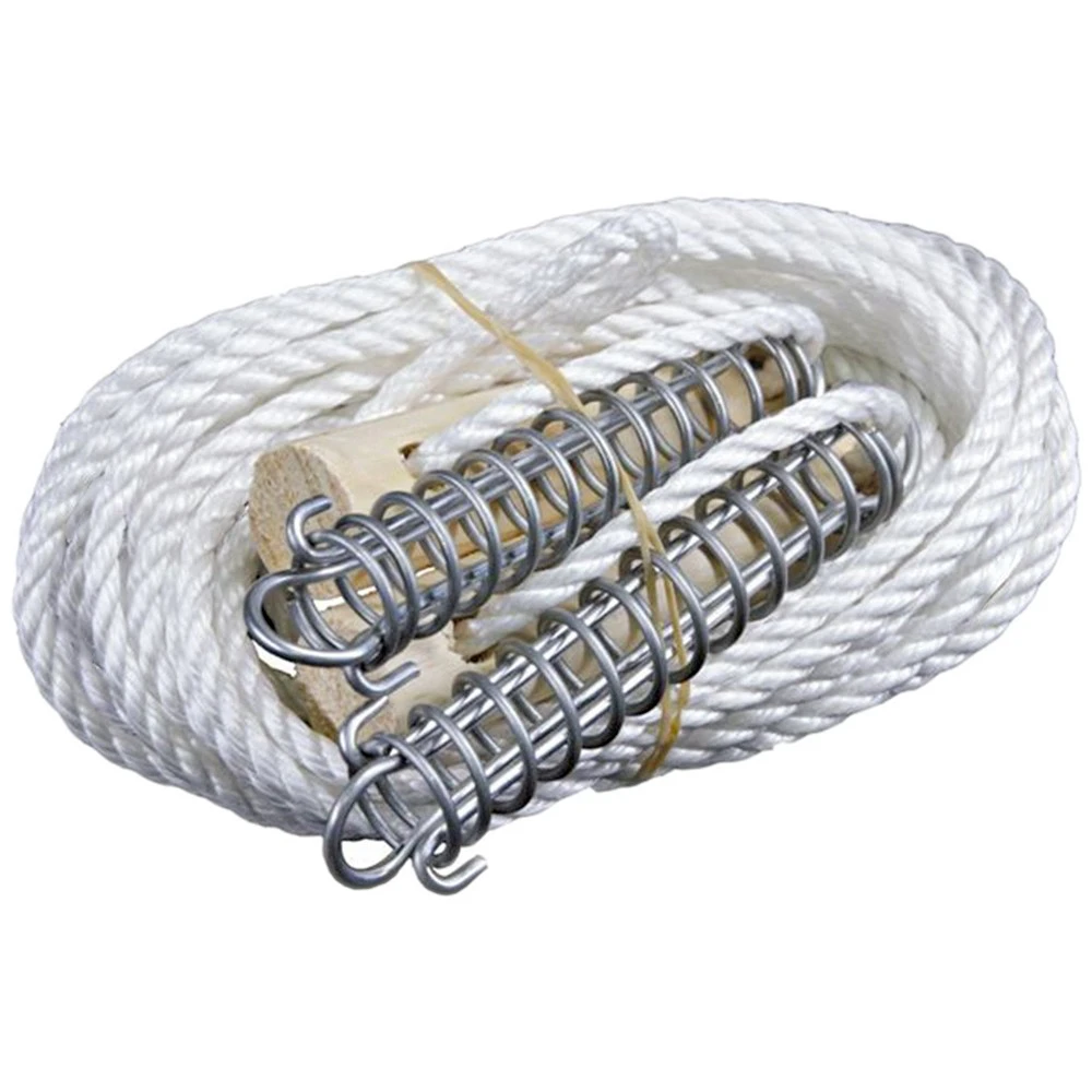 Supex Double Guy Rope With Wood Runners And Springs 1 Supex Double Guy Rope With Wood Runners And Springs