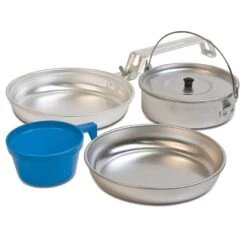Elemental Aluminium Mess Kit 5 Piece -Oztrail 585043 2