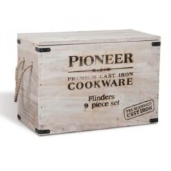 Campfire Cast Iron Boxed Set - 9 Piece -Oztrail 621109 2