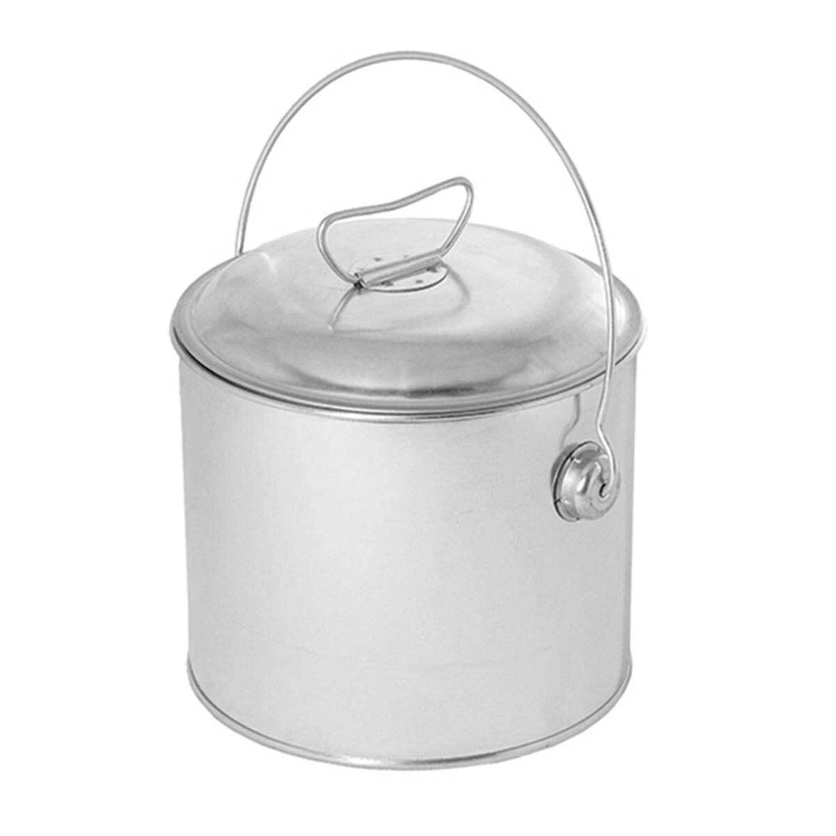 Campfire 6L Tin Billy Can With Lid 2 Campfire 6L Tin Billy Can With Lid - Image 2