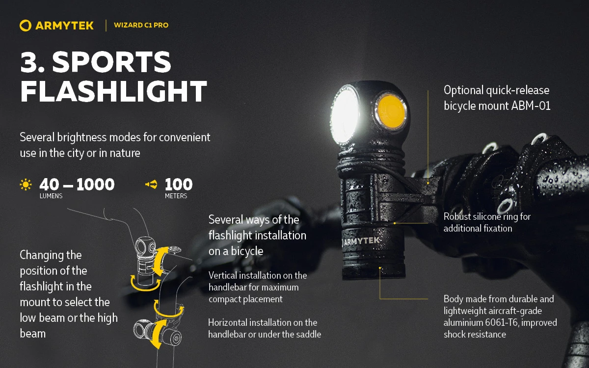 Armytek Wizard C1 Pro Warm Light 12 Armytek Wizard C1 Pro Warm Light - Image 12