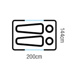 OZtrail Ultimate All Weather Stretcher Queen -Oztrail FBS SQED C 7