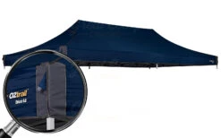 OZtrail Deluxe Gazebo Canopy 6.0 Blue