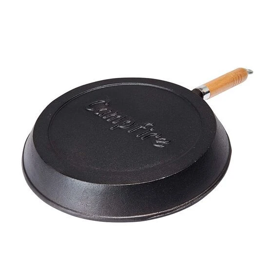 Campfire Frypan Cast Iron Round 25cm 2 Campfire Frypan Cast Iron Round 25cm - Image 2