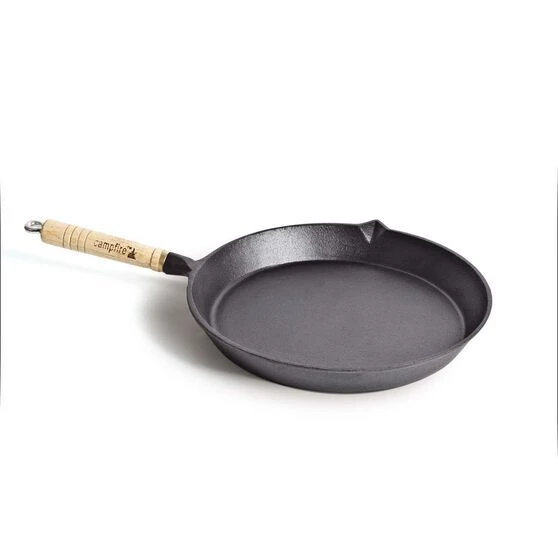Campfire Frypan Cast Iron Round 25cm 1 Campfire Frypan Cast Iron Round 25cm