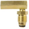 Companion Gas Adaptor POL To Internal Valve Right Angle