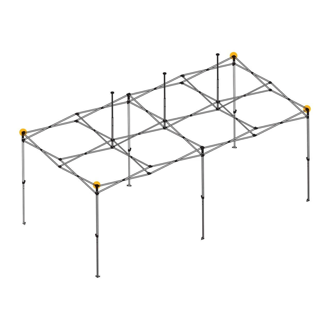 OZtrail Deluxe Gazebo Top Corner Junction Hub 4 OZtrail Deluxe Gazebo Top Corner Junction Hub - Image 4
